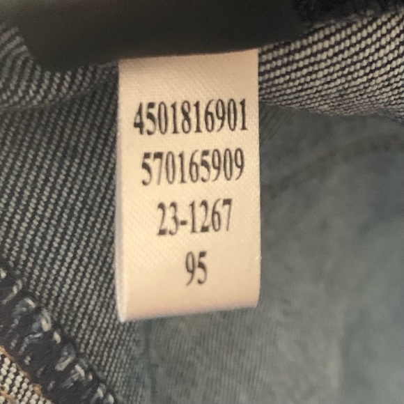 White House Black Market WHBM Skimmer cuffed denim blue Jeans size 2 medium wash - Picture 13 of 16